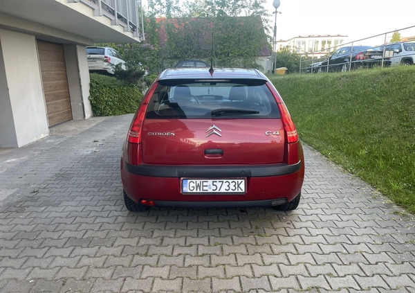 Citroen C4 cena 10500 przebieg: 146402, rok produkcji 2008 z Reda małe 232